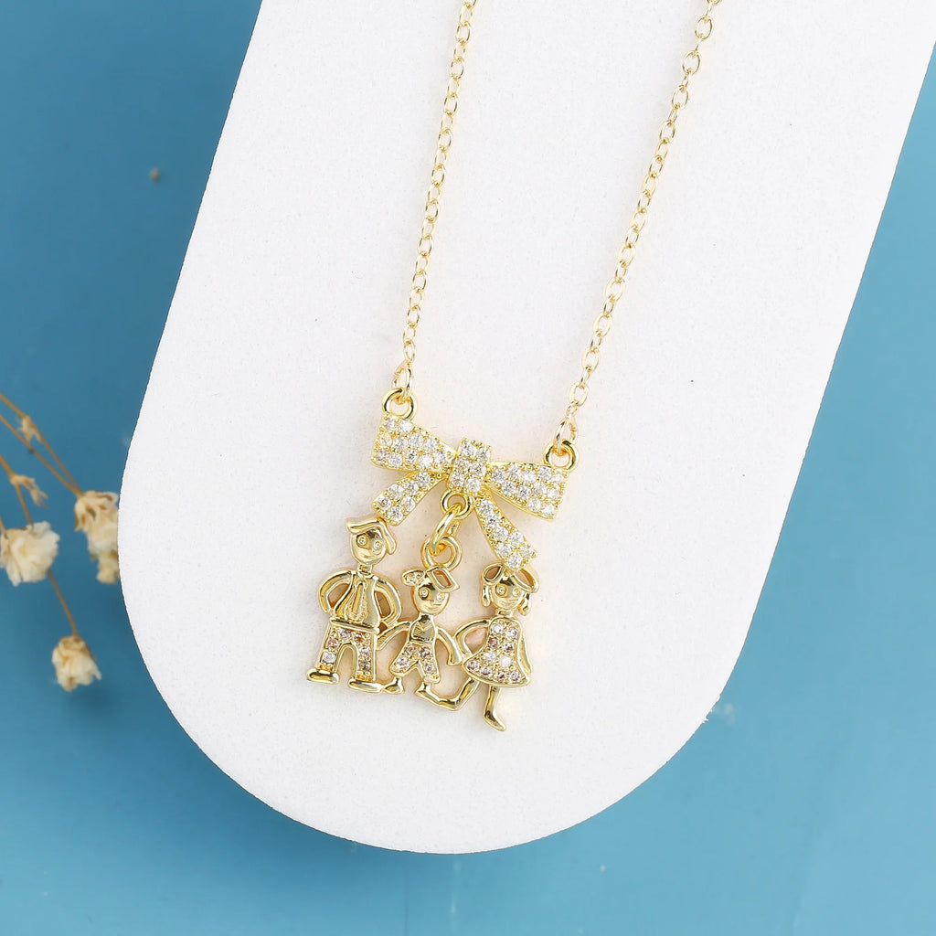 Luxury Copper Zircon Heart Pendant Necklace – 4 Styles Heart Pendant Necklace Qme