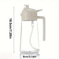 Glass Oil Spray Dispenser Bottle 470ml | BBQ, Baking & Cooking Oil Spray Dispenser Qme White 470ML