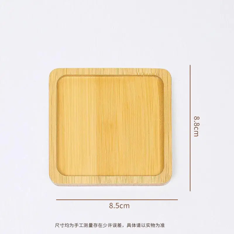 Heat Resistant Wood Coaster – Beech Walnut Mug & Coffee Pad Wood Coaster Qst A6 0