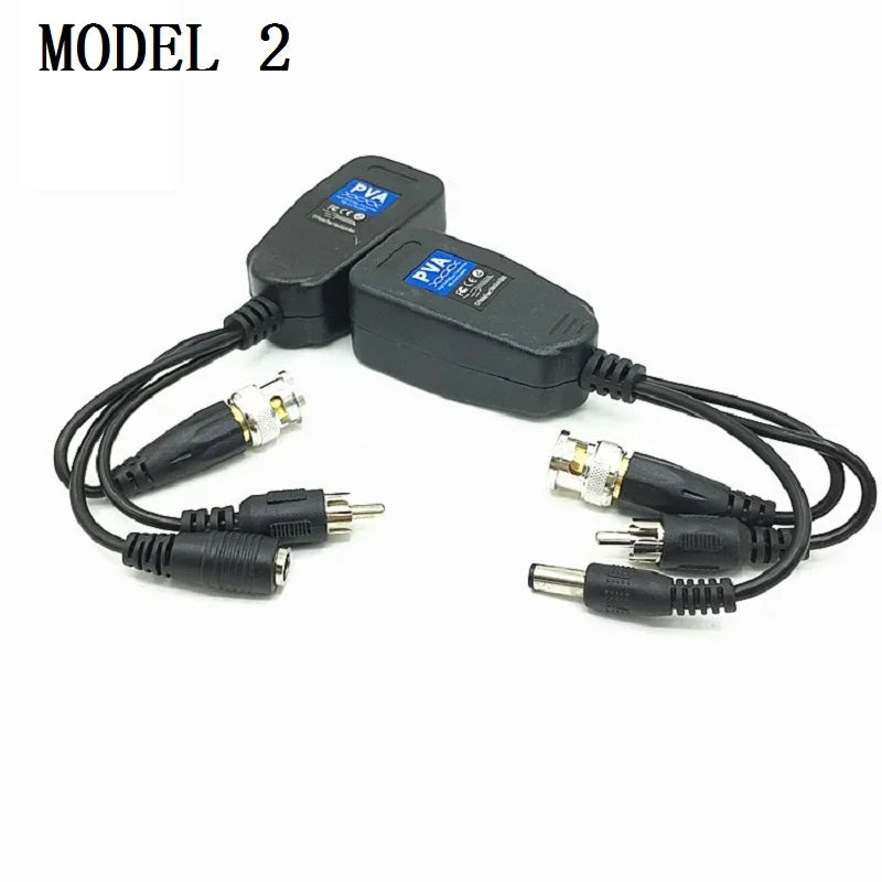 ESCAM 10-Pack Passive Video Balun RJ45 CCTV Transceiver – 5 Pairs Passive Video Balun Qme