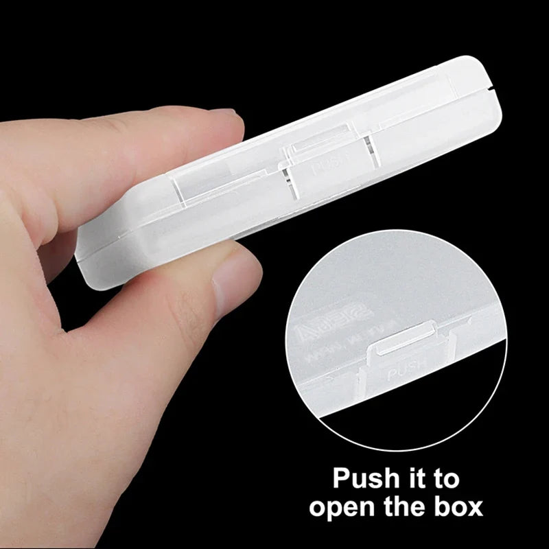 Clear Game Gear Single Cartridge Storage Case | PP Display Box Game Cartridge Case Qme