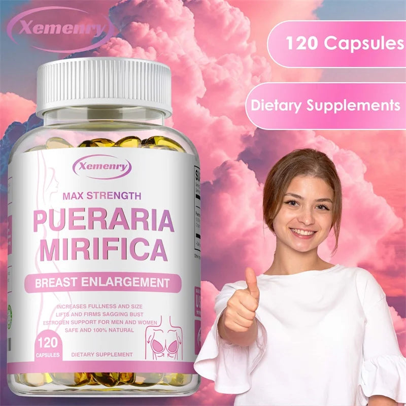 Pueraria Mirifica Capsules – Women's Wellness, Non-GMO Herbal Supplement Qst