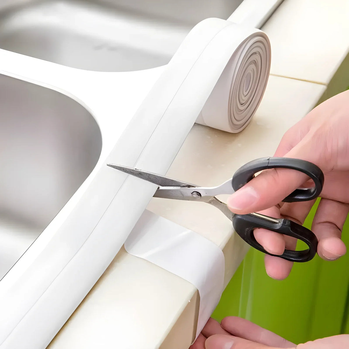 Waterproof PVC Self-Adhesive Sealing Tape Strip – Kitchen & Bath Sealing Tape Strip Qme