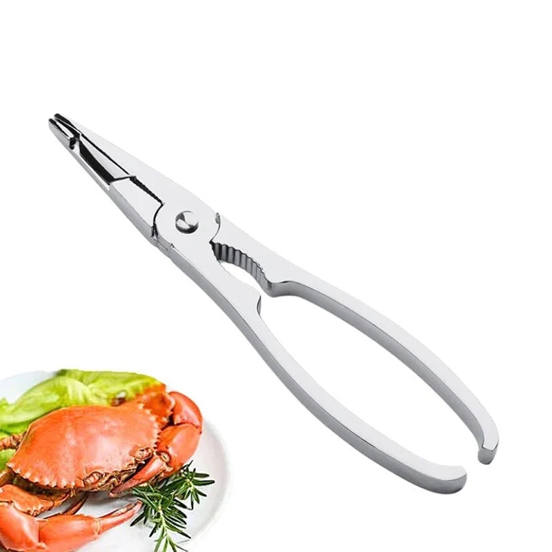 Stainless Steel Crab & Lobster Pliers Clamp Picking Tool Seafood Picking Tool Qme