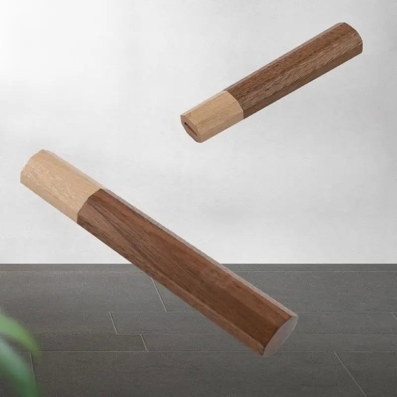 Octagonal Wooden Knife Handle – DIY Japanese Kitchen Knife Knife Handle Qst