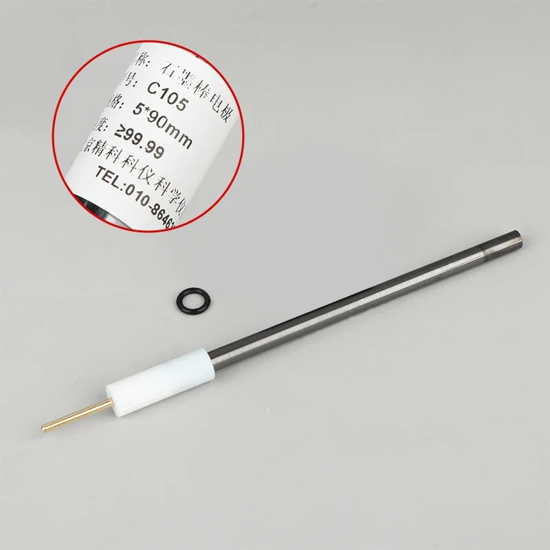 High-Purity Carbon Anode Electrode Rod – 3mm 4mm 5mm Electrolysis Carbon Electrode Rod Qme 5x90mm