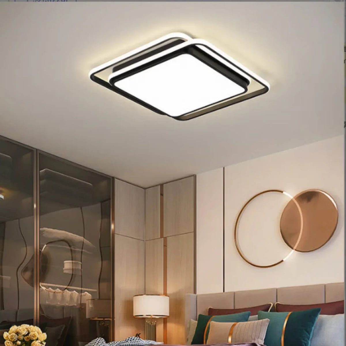 Modern LED Ceiling Light – Bedroom, Dining & Living Room LED Ceiling Light Qme