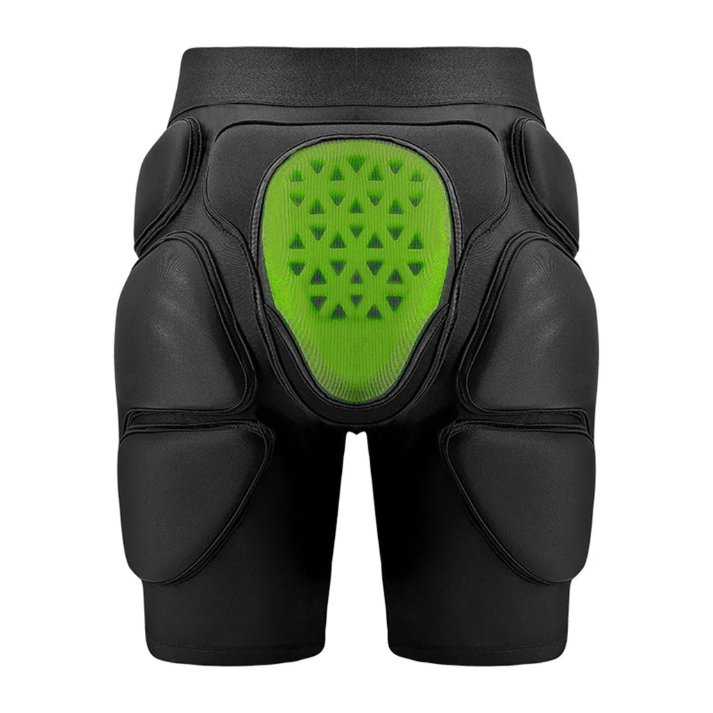 3D Padded Skating Shorts – EVA Protection, Breathable Lycra Padded Skating Shorts Qme black XXL