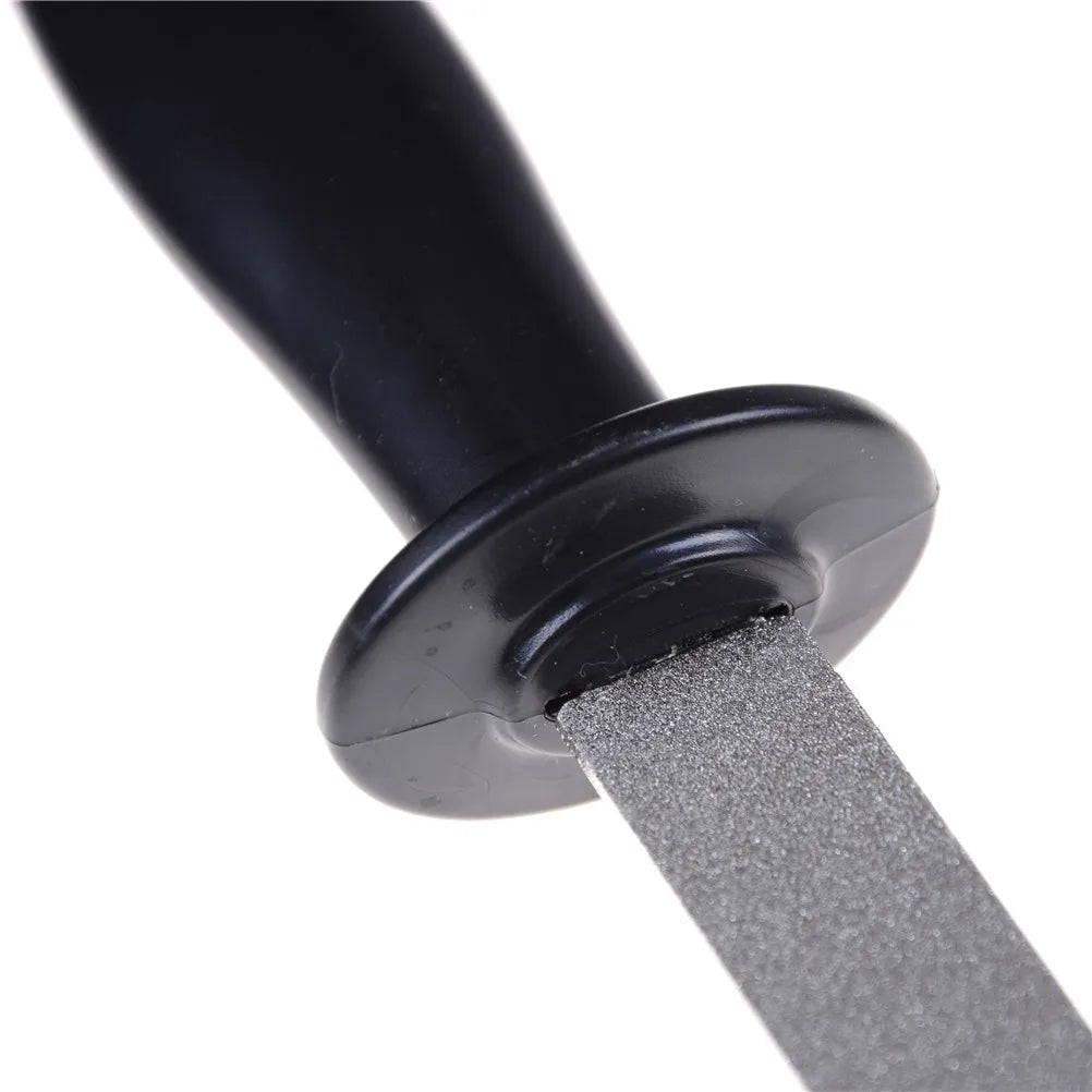 Double-Sided Knife Sharpener 400/1000 Grit | Non-Slip Handle Knife Sharpener Qst