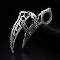 XUAN FENG Silver Folding Knife | 9CR17MOV Steel, Bearing Pivot Folding Pocket Knife Qst Default Title