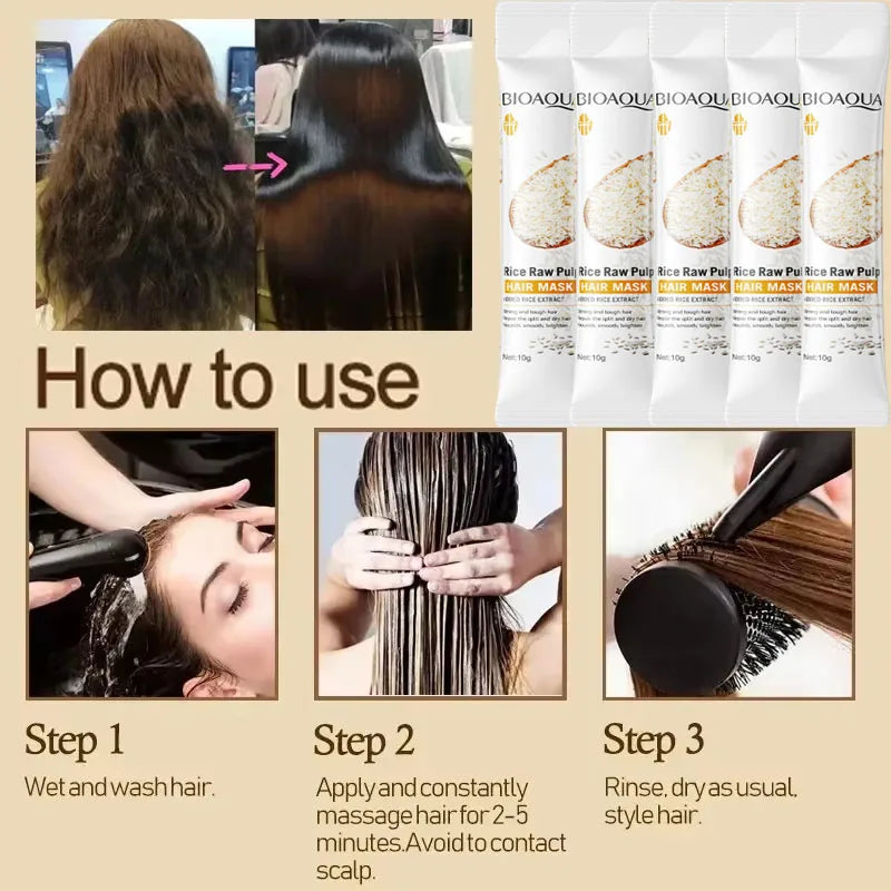Qme 5 Seconds Magical Hair Mask – Smooth, Soft & Frizz-Free Hair Treatment Mask Qme
