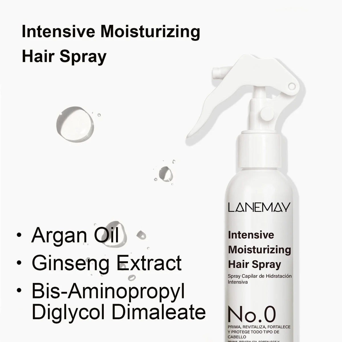 Intensive Moisturizing Hair Spray – All Hair Types, 120ml Leave-In Hair Spray Qst