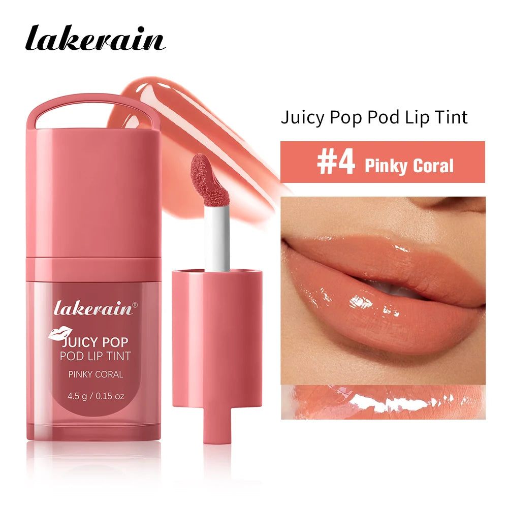 Lakerain Juicy Lip Gloss – Mirror Glaze Hydrating Watermelon Oil Lip Gloss Qst 04