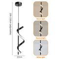 LED Pendant Light – Hanging Ceiling Lamp for Kitchen & Living Room LED Pendant Light Qme black