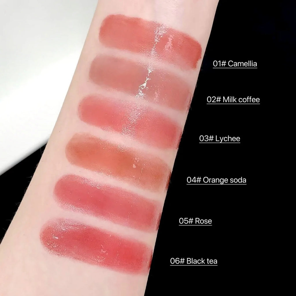 SHAQINUO Mirror Water Gloss Lipstick – Silky & Long-Lasting Lip Gloss Lipstick Qme