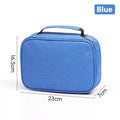 Large Capacity Pencil Case for Students & Artists | Qme Pencil Case Organizer Qme Blue 1pc