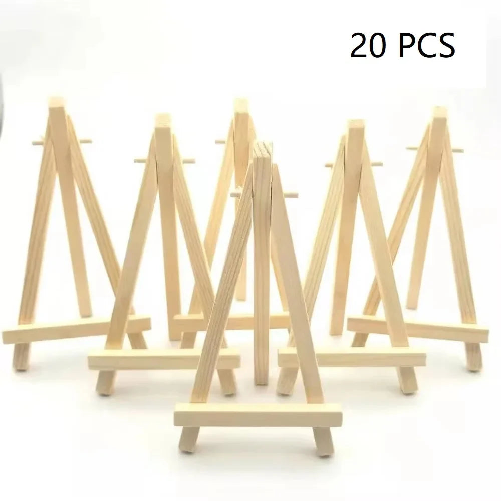 Folding Wood Desktop Easel Stand for Phone & Tablet Phone Tablet Stand Qme 20pcs