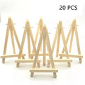 Folding Wood Desktop Easel Stand for Phone & Tablet Phone Tablet Stand Qme 20pcs