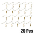 Alphabet Number Silicone Mold – Epoxy Resin DIY Keychain Resin Silicone Mold Qme 20Pcs-Gold