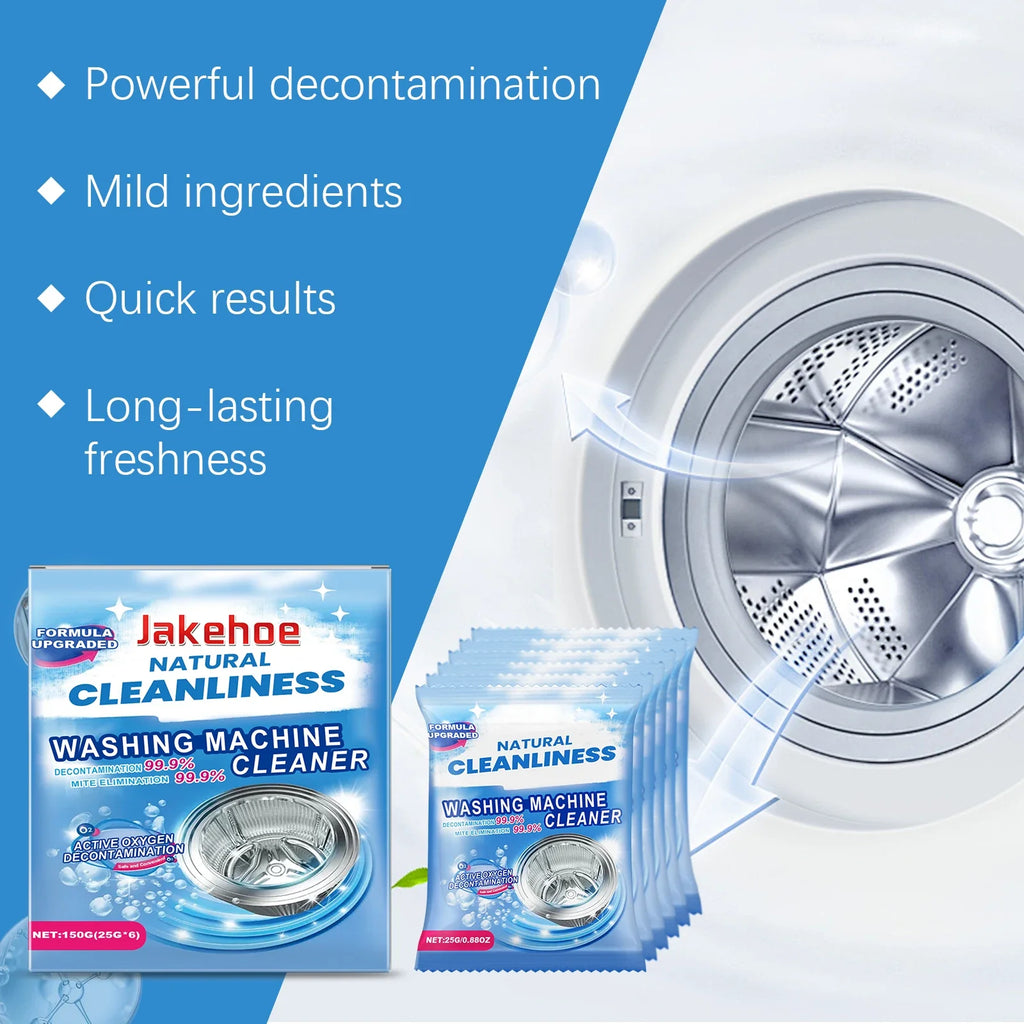 Washing Machine Cleaning Powder – Remove Dirt, Mold & Odor Washing Machine Cleaner Qme