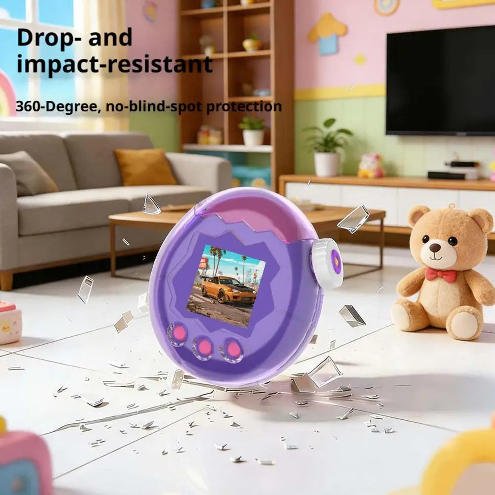 Tamagotchi Paradise 360 Transparent Protective Case & Cover Tamagotchi Protective Case Qme