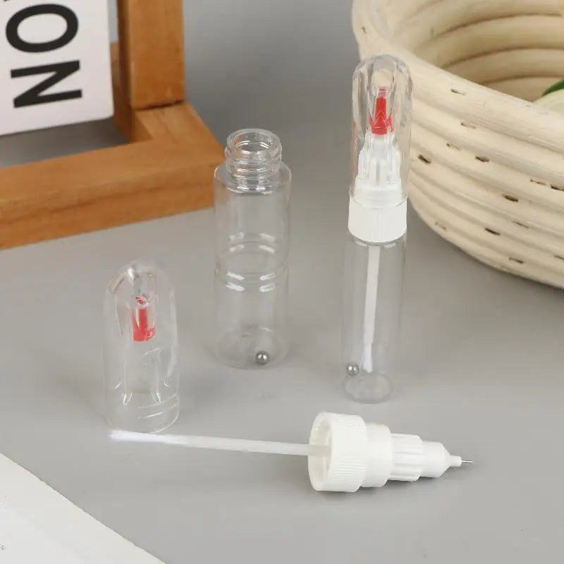 Dual-Use Nail Polish Pen Empty Refillable Touch-Up Paint Bottle Nail Art Pen Bottle Qme