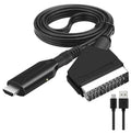 SCART to HDMI Converter | Professional Video & Audio Adapter SCART HDMI Adapter Qme Scart to HDMI-Compat