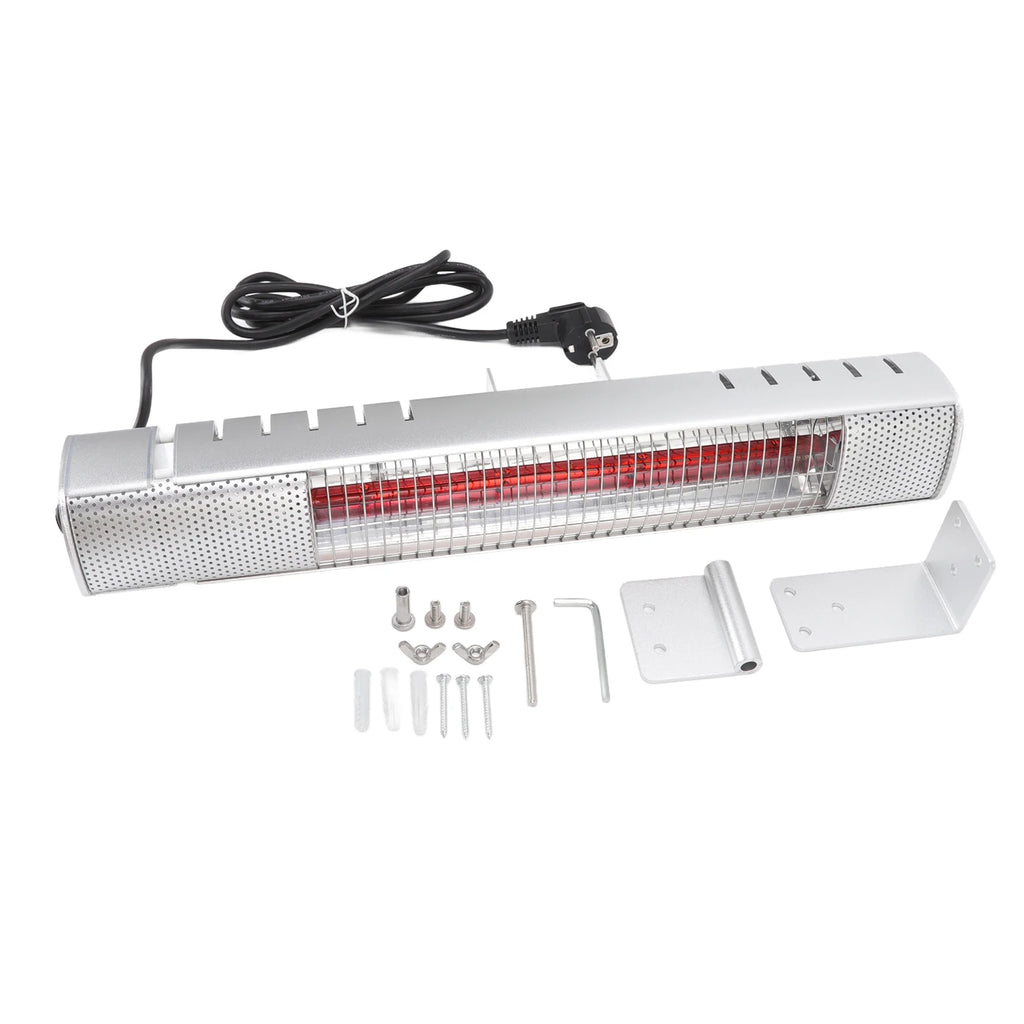 1500W Infrared Wall-Mounted Outdoor Patio Heater | Waterproof Infrared Patio Heater Qst