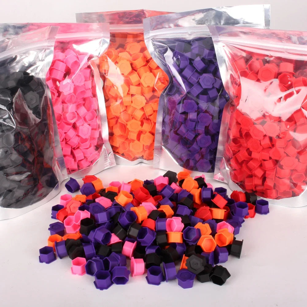 Disposable Silicone Tattoo Ink Cups – 200pc Pigment Holder Tattoo Ink Cups Qme