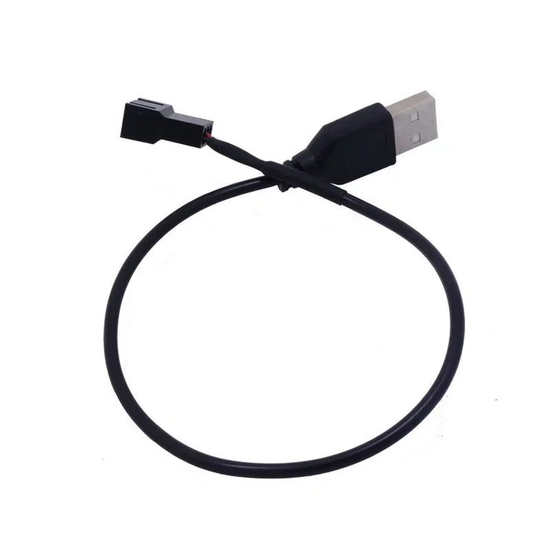 10-Pack USB to 4-Pin Fan Adapter Cable | 5V USB CPU & Chassis Fan Adapter Cable Qme