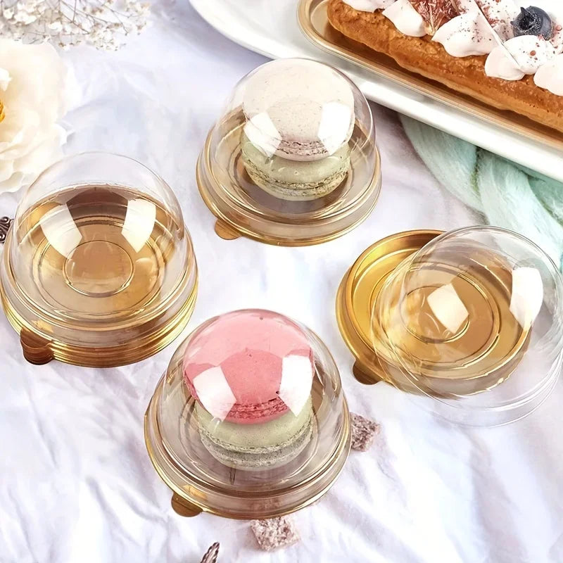Circular Mooncake Dome Box – Egg Custard Dessert Packaging Dessert Packaging Box Qme
