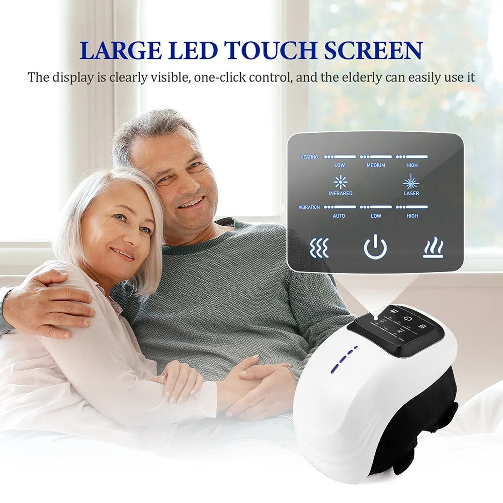 foreverlily Smart Knee Massager – Vibration & Air Pressure Electric Knee Massager Qst