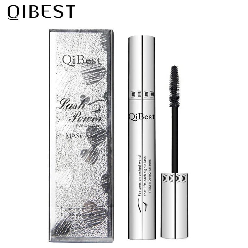 QIBEST 4D Silk Fiber Mascara – Waterproof, Volumizing & Lengthening Fiber Mascara Qme Black Mascara