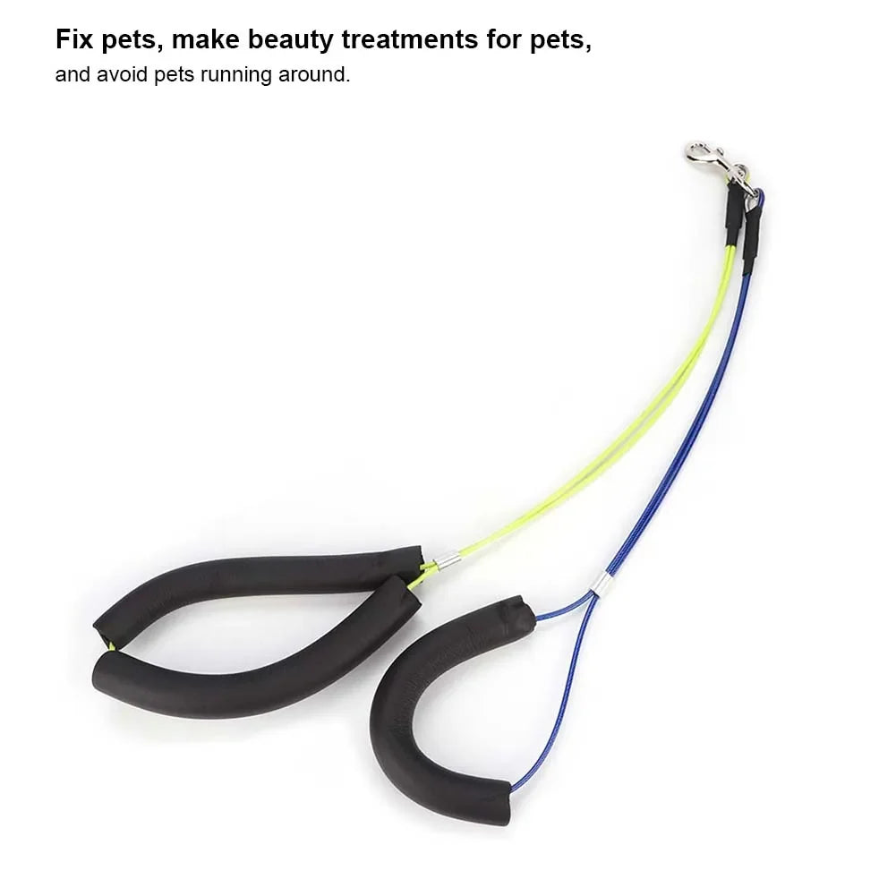 Adjustable Pet Grooming Loop Table Arm Cable Restraint Pet Grooming Restraint Qme