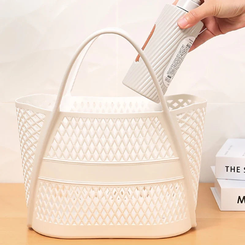Plastic Drainage Wash Basket | Categorized Home Storage Hamper Storage Basket Qme