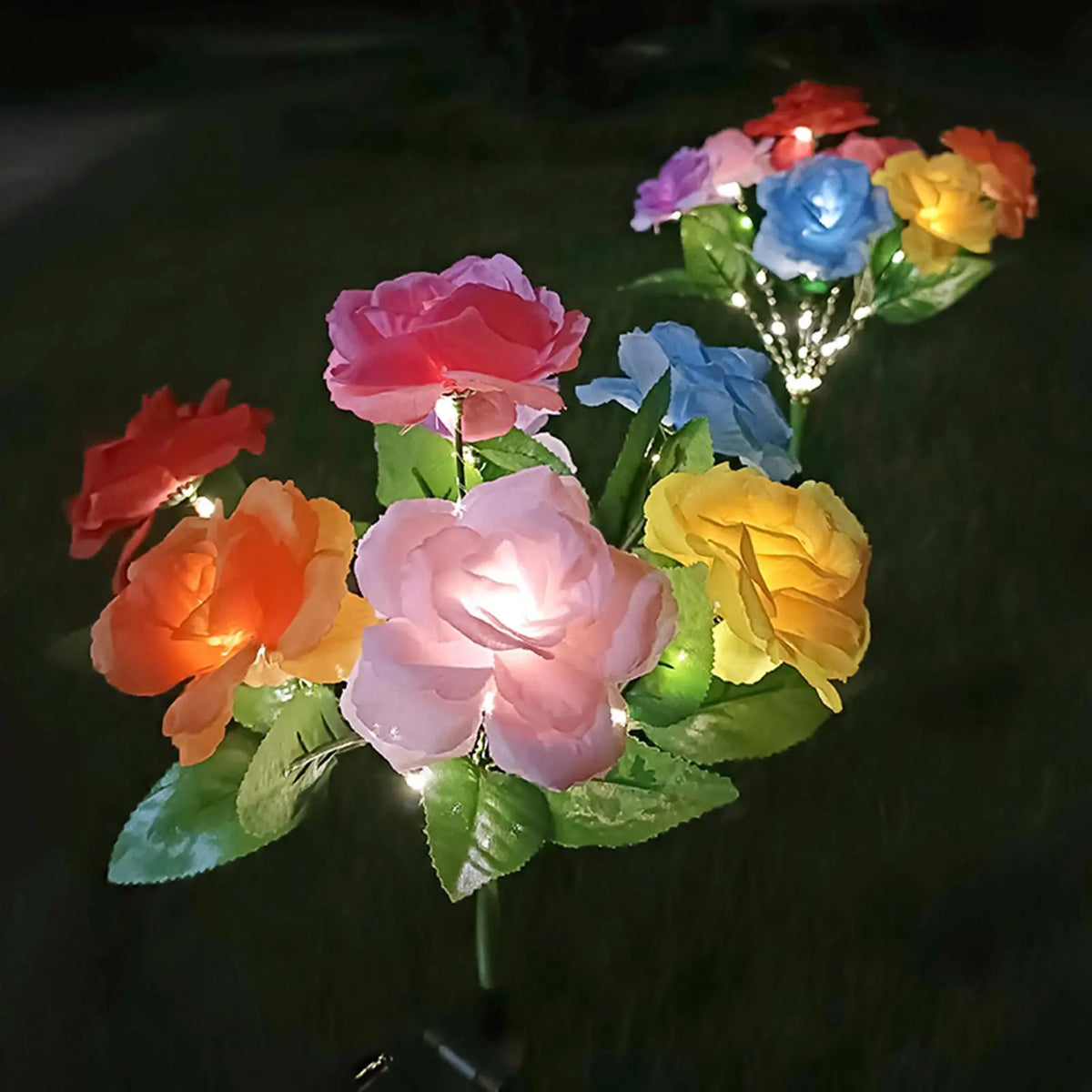 Solar Garden Lights Ground Stakes – Pathway & Yard Decor Solar Garden Lights Qme