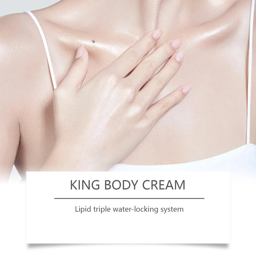 King Body Cream Triple Water-Lock Shea Sensitive Skin 114g Body Moisturizer Cream Qst