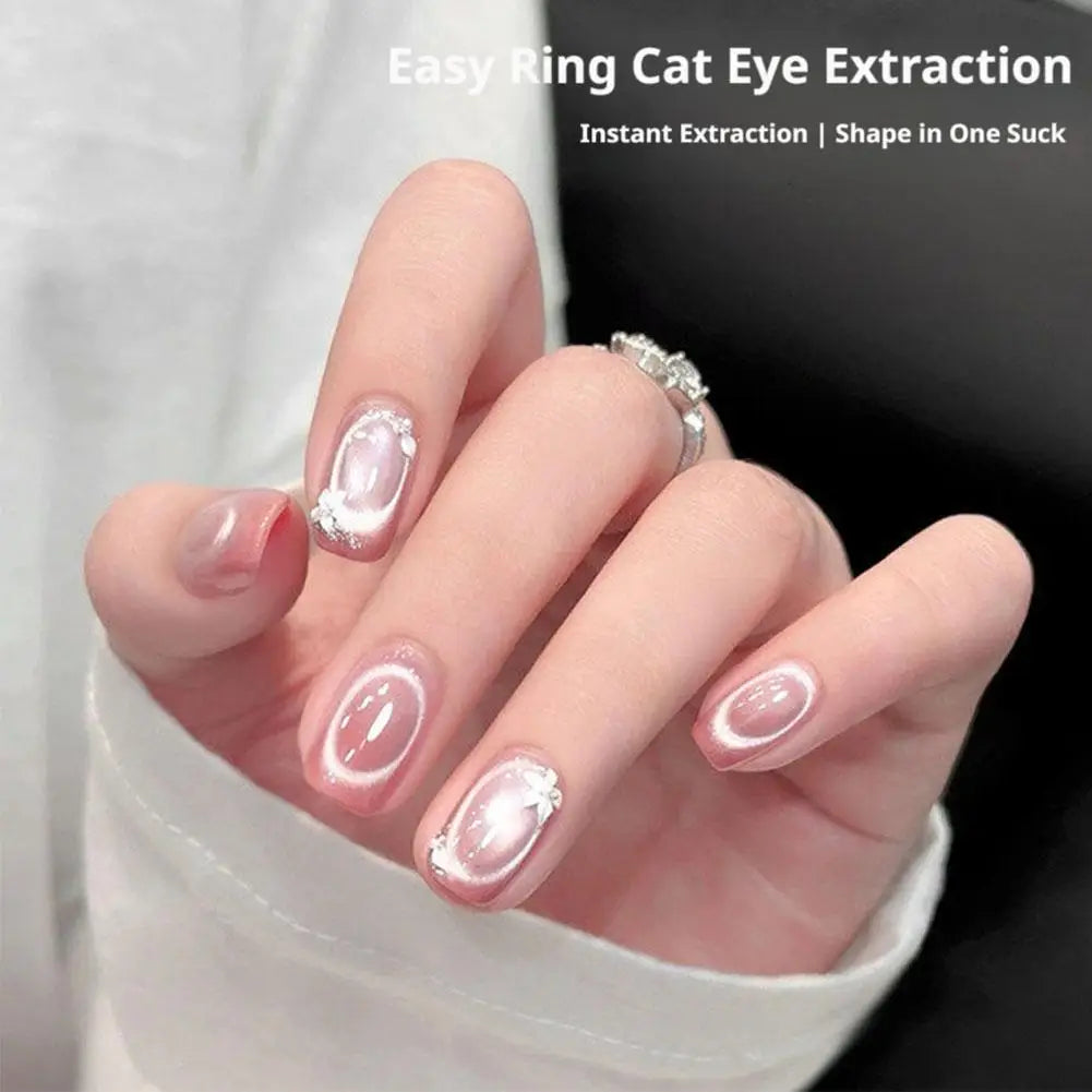 Cat Eye Nail Magnet Tool – DIY French Effect Nail Art Nail Art Magnet Tool Qme