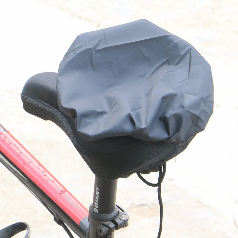 Waterproof UV Bike Saddle Cover for Mountain & Road Bikes Bike Saddle Cover Qme black