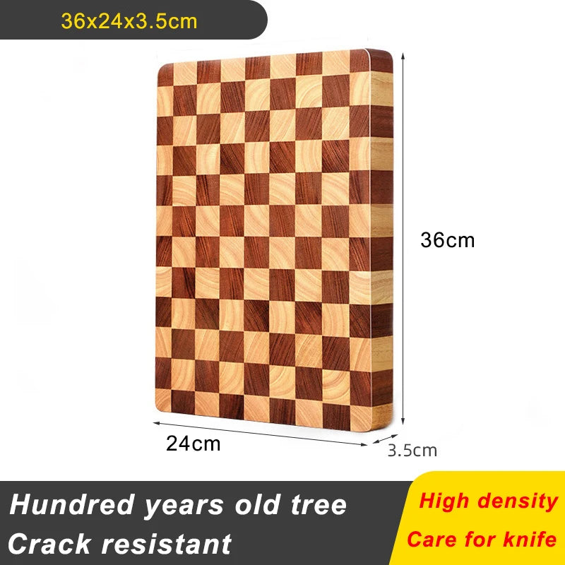XITUO Acacia Wood Oval Cutting Board – Non-Slip Chopping Block Wood Cutting Board Qst 36X24X3.5CM