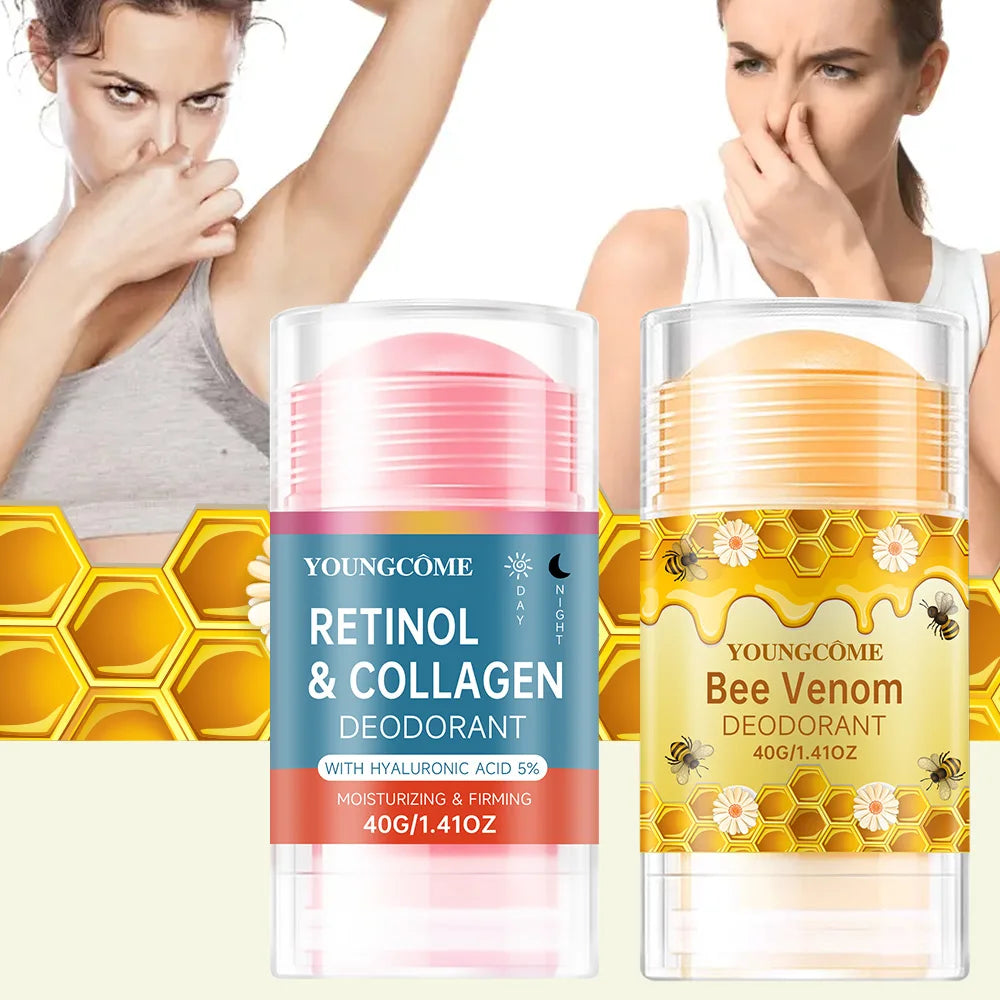 YOUNGCOME Retinol Collagen Bee Venom Deodorant Stick Deodorant Stick Qst