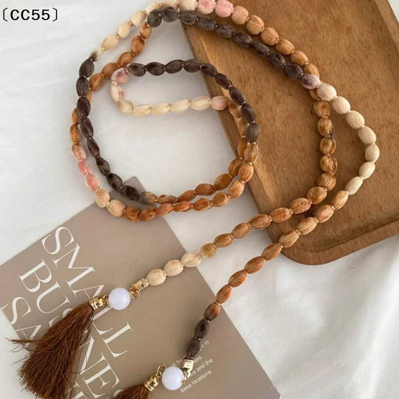 Women's Braided Rope Waist Belt Long Tassel Boho Waistband Rope Waist Belt Qst