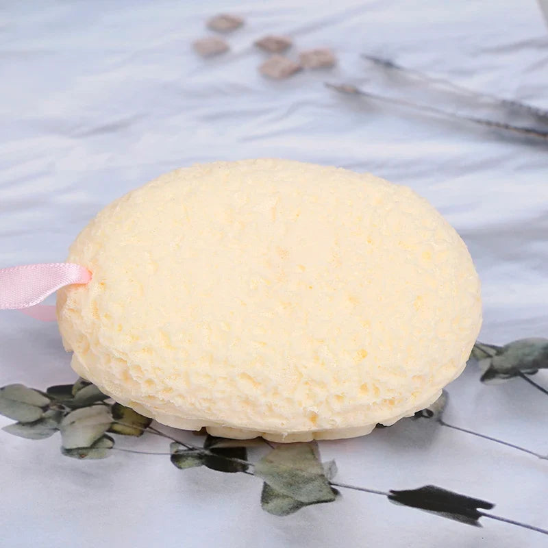 Natural Sea Wool Honeycomb Sponge – Gentle Exfoliating Bath Sponge Natural Bath Sponge Qme