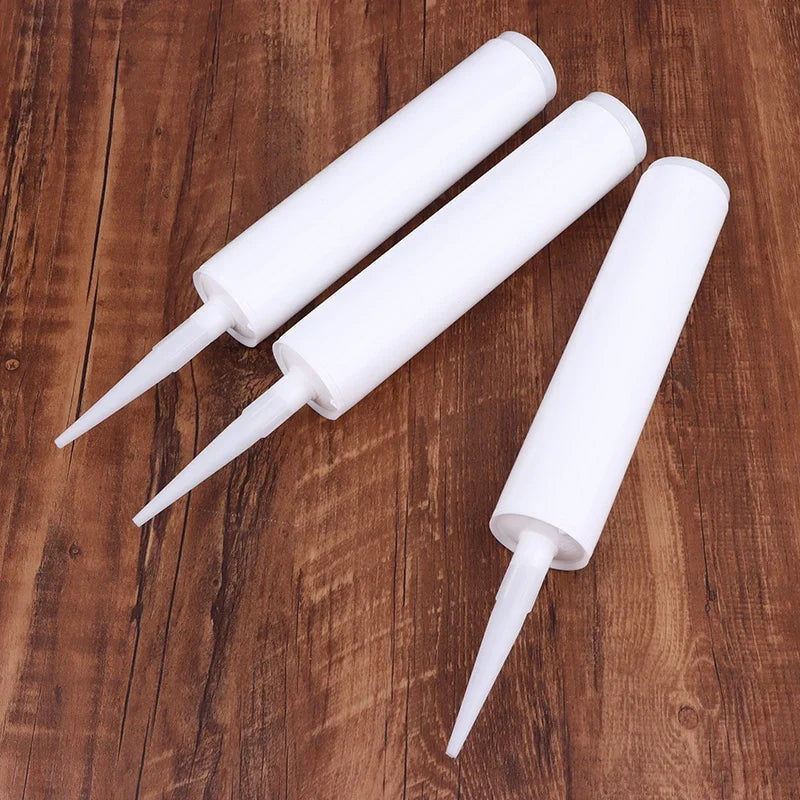 Refillable Caulking Sealant Tube with Cap – Reusable Squeeze Bottle Caulking Tool Qme