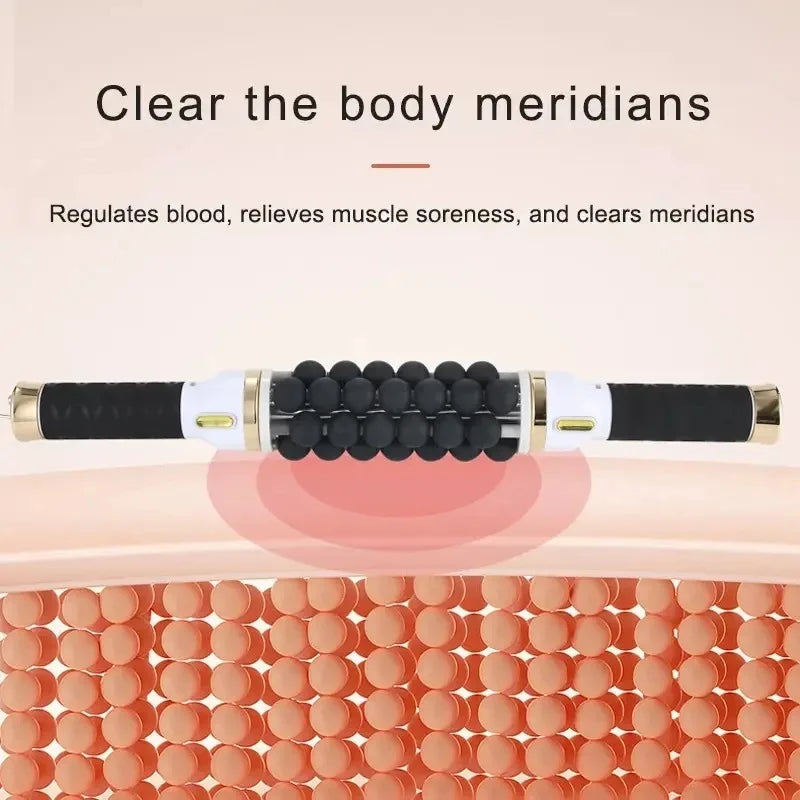 40W High-Frequency Rolling Bead Massager | Body Contouring Body Roller Massager Qst
