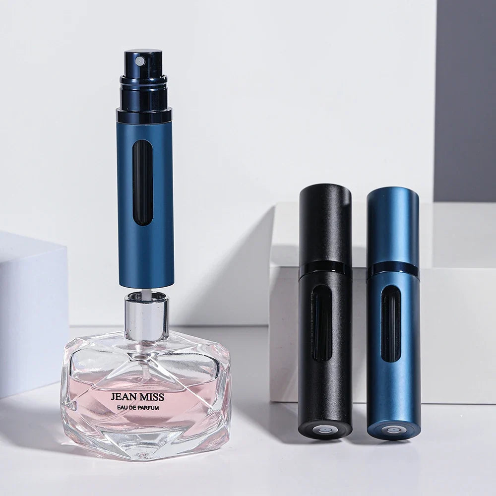 Glass Refillable Perfume Spray Bottles | 5-Pack Travel Atomizer Travel Perfume Atomizer Qme