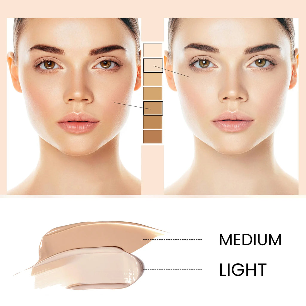 EELHOE CC Cream SPF 50 – Concealer, Moisturizer & Oil Control CC Cream Foundation Qst