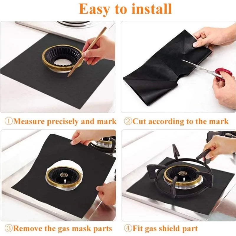 Reusable Non-Stick Gas Stove Protector Pad – Washable Liner Stove Protector Pad Qme
