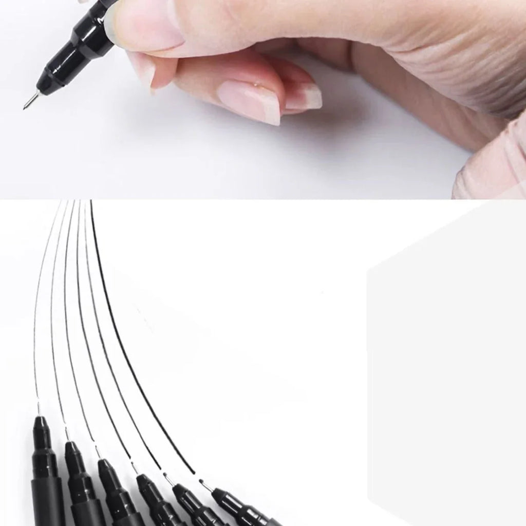 Fine Line Drawing Pens Set – Waterproof Quick-Dry Art Markers Fine Line Art Markers Qme