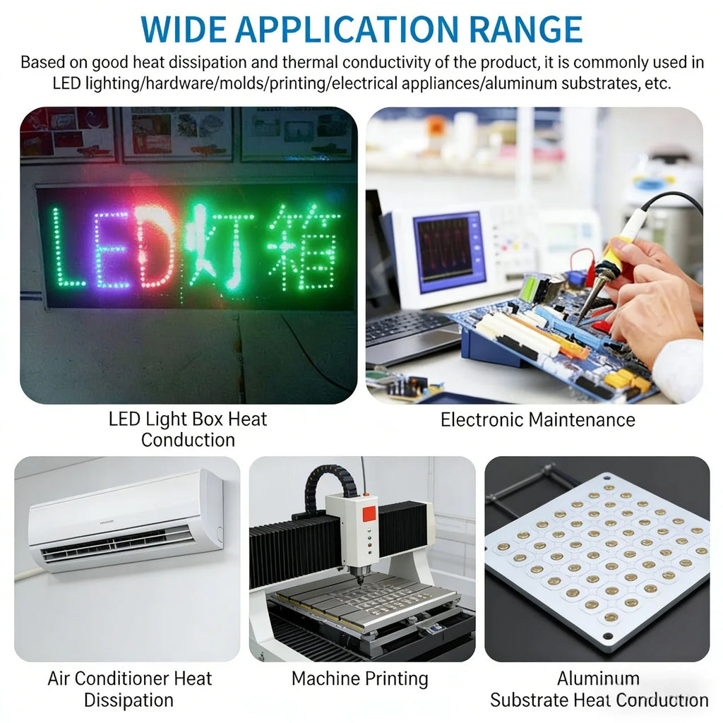 10M Double-Sided Thermal Conductive Tape | LED PCB Heatsink Thermal Conductive Tape Qme